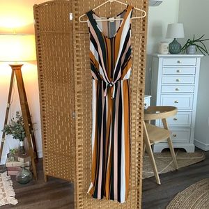 Striped Jumpsuit